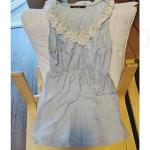 New Doe & Rae Modcloth pale blue mini dress